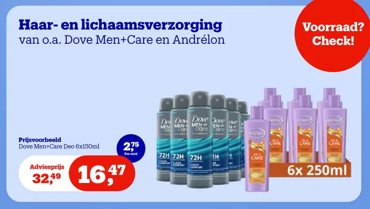 Promotie: Dove Men+Care Deo