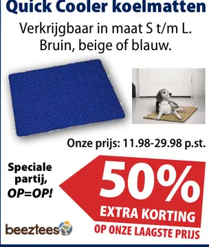 Aanbieding: Quick Cooler koelmatten