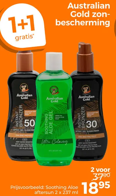 Aanbieding: Australian Gold zon-bescherming