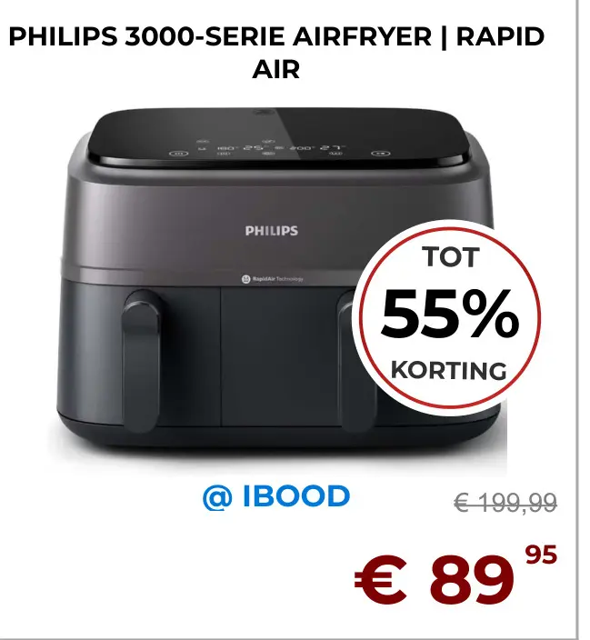 Aanbieding: 3000-serie airfryer | rapid air