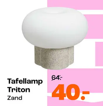 Aanbieding: Tafellamp Triton