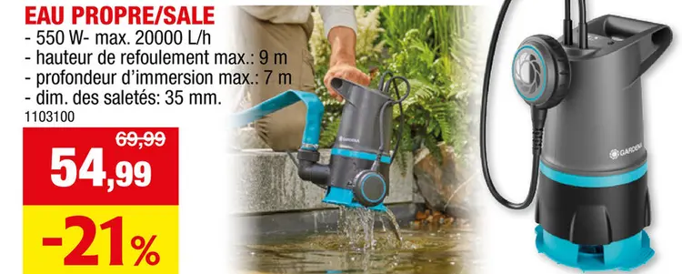 Offre: Pompe immergée