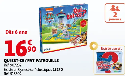 Promotie: Qui Est-Ce ? Pat' Patrouille