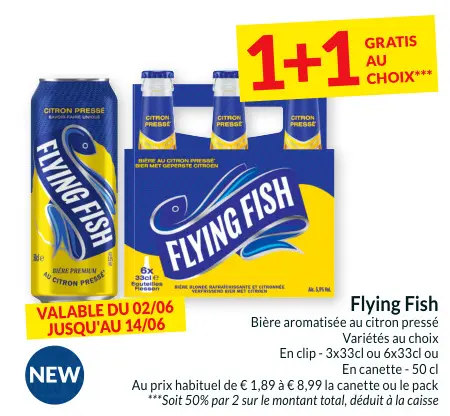 Offre: Bière aromatisée au citron pressé