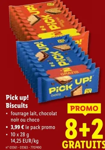 Offre: Pick up! Biscuits