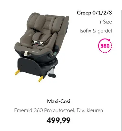 Aanbieding: Emerald 360 Pro autostoel