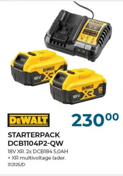 Aanbieding: STARTERPACK DCB1104P2-QW