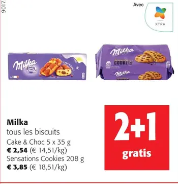 Offre: Milka tous les biscuits