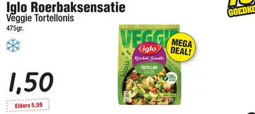 Aanbieding: Iglo Roerbaksensatie Veggie Tortellonis
