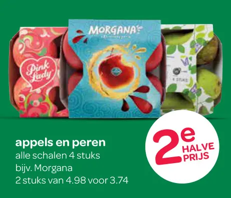 Aanbieding: Appels en peren