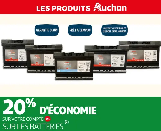 Offre: Batteries