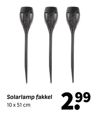 Aanbieding: Solarlamp fakkel