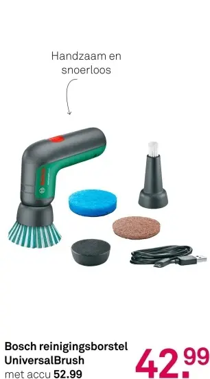 Aanbieding: reinigingsborstel UniversalBrush