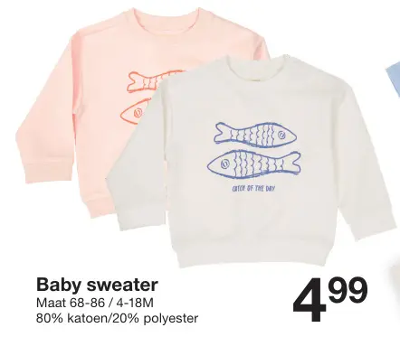 Promotie: Baby sweater