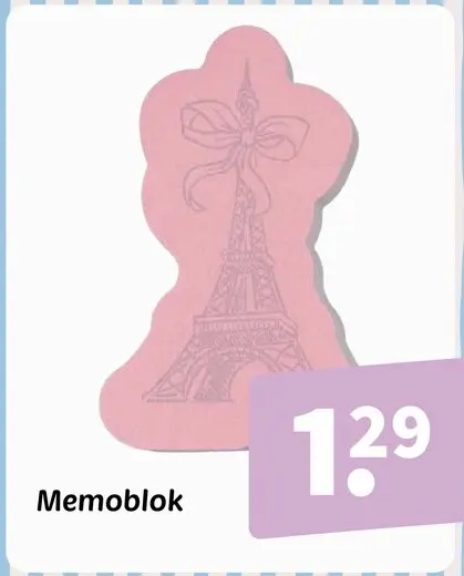 Promotie: Memoblok