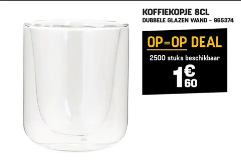 Promotie: Koffiekopje