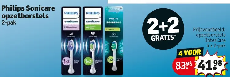 Aanbieding: Sonicare opzetborstels
