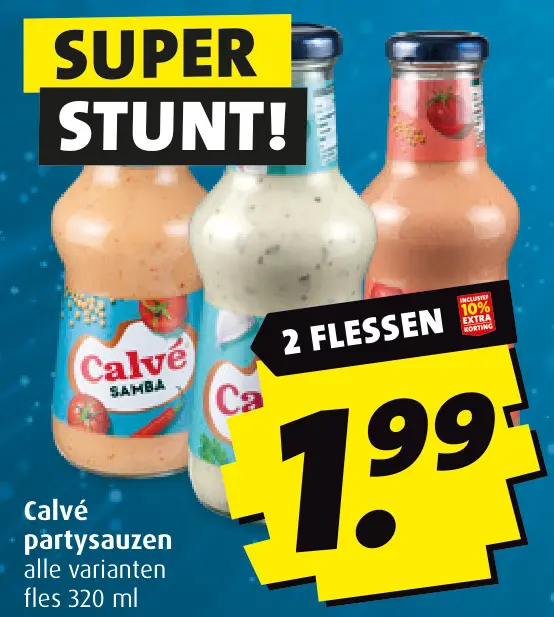 Aanbieding: Partysauzen