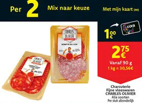 Aanbieding: Charcuterie Fijne vleeswaren