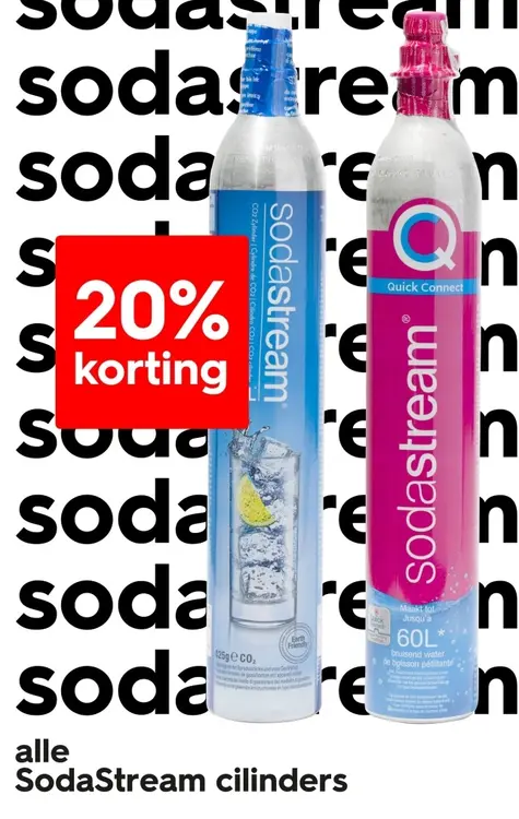Aanbieding: sodastream CO2 Cylinder