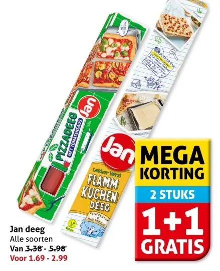 Aanbieding: Deeg