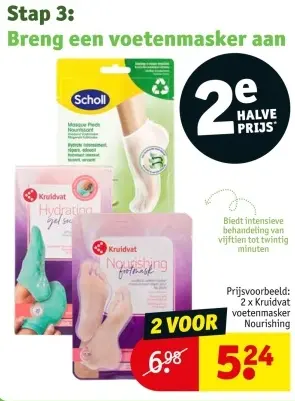 Promotie: Voetenmasker Nourishing