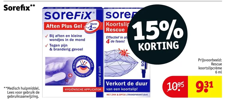 Aanbieding: Sorefix