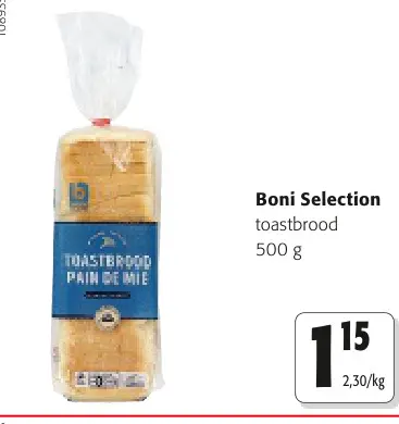 Promotie: toastbrood