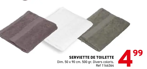 Offre: Serviette de toilette