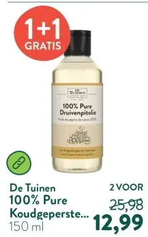Aanbieding: 100% Pure Koudgeperste...