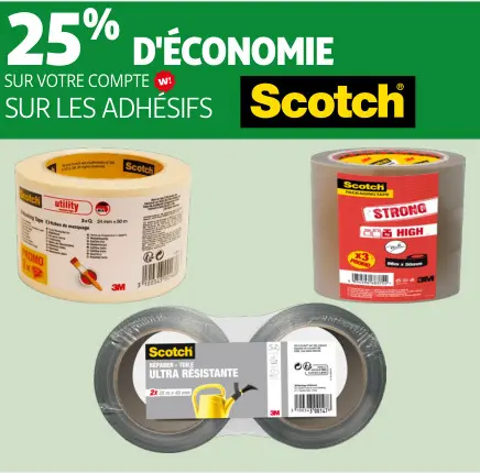 Offre: Adhésifs Scotch