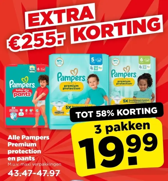 Pampers Premium protection en pants