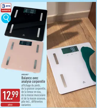Offre: Balance avec analyse corporelle
