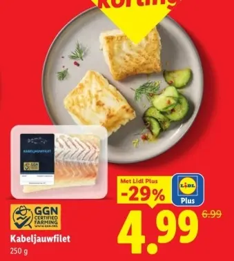 Aanbieding: Kabeljauwfilet