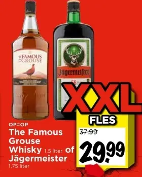 Aanbieding: The Famous Grouse Whisky of Jägermeister