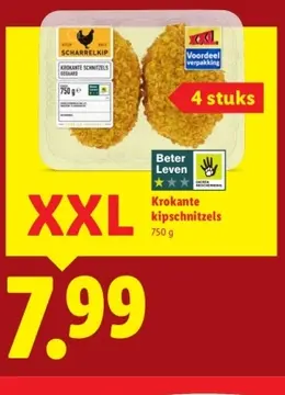 Aanbieding: Krokante kipschnitzels