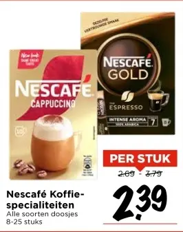 Aanbieding: Nescafé Koffie-specialiteiten