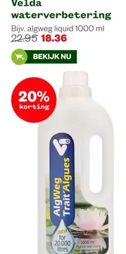 Aanbieding: Velda waterverbetering
