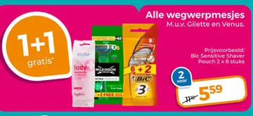 Aanbieding: Alle wegwerpmesjes