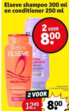 Aanbieding: Elseve shampoo en conditioner