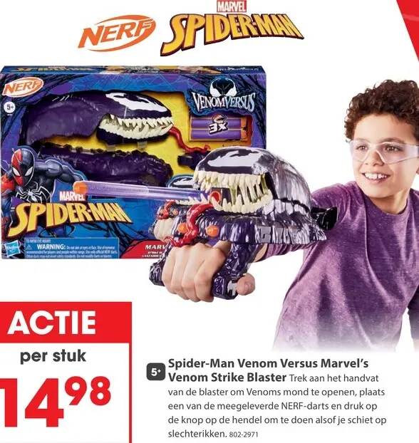 Aanbieding: Spider-Man Venom Versus Marvel's Venom Strike Blaster