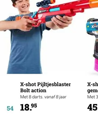 Promotie: X-shot Pijltjesblaster Bolt action