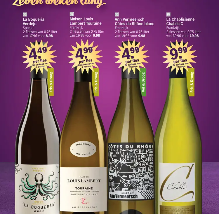 Aanbieding: Wijnen