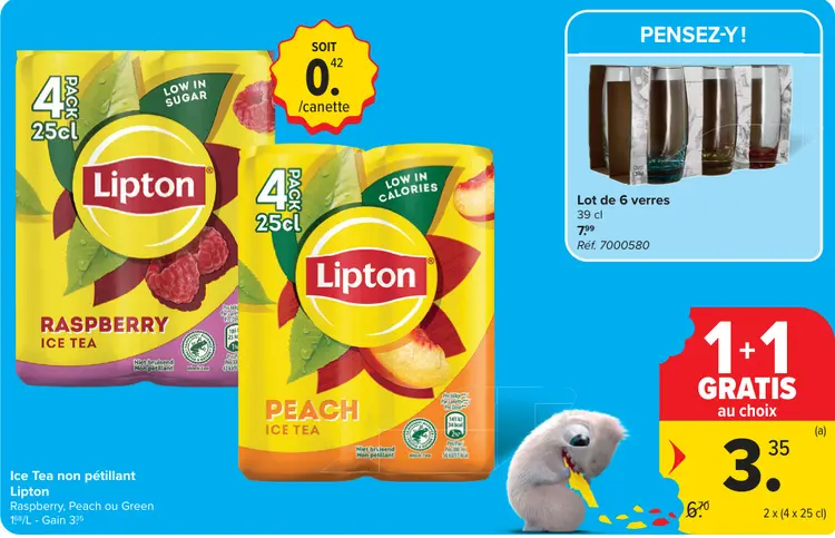 Offre: Ice Tea non pétillant