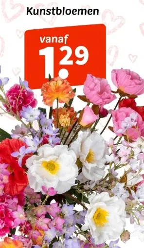 Promotie: Kunstbloemen