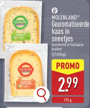 Promotie: Gearomatiseerde kaas in sneetjes