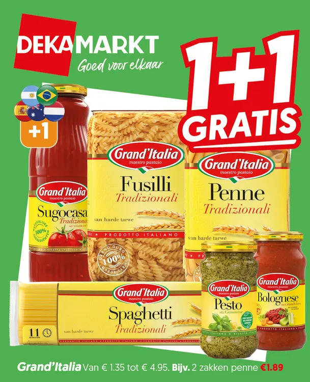 Aanbieding: Pasta and Sauces