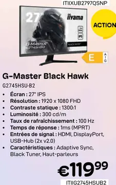 Offre: G-Master Black Hawk
