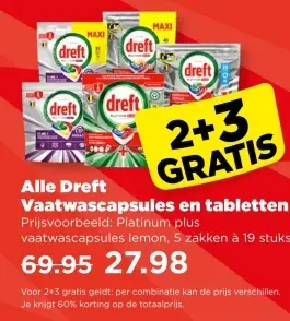 Vaatwascapsules en tabletten