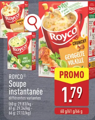Offre: Soupe instantanée